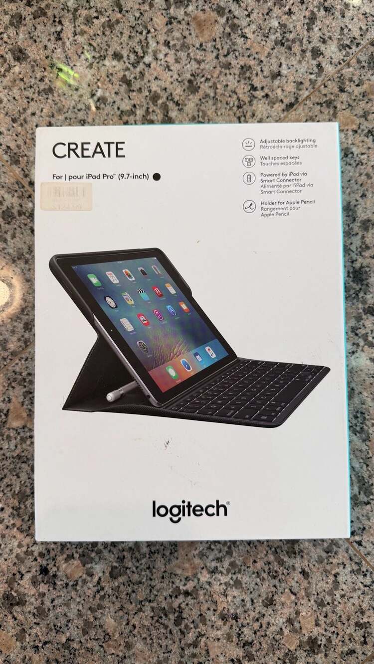 Logitech CREATE Backlit Keyboard Case for iPad Pro 9.7-inch